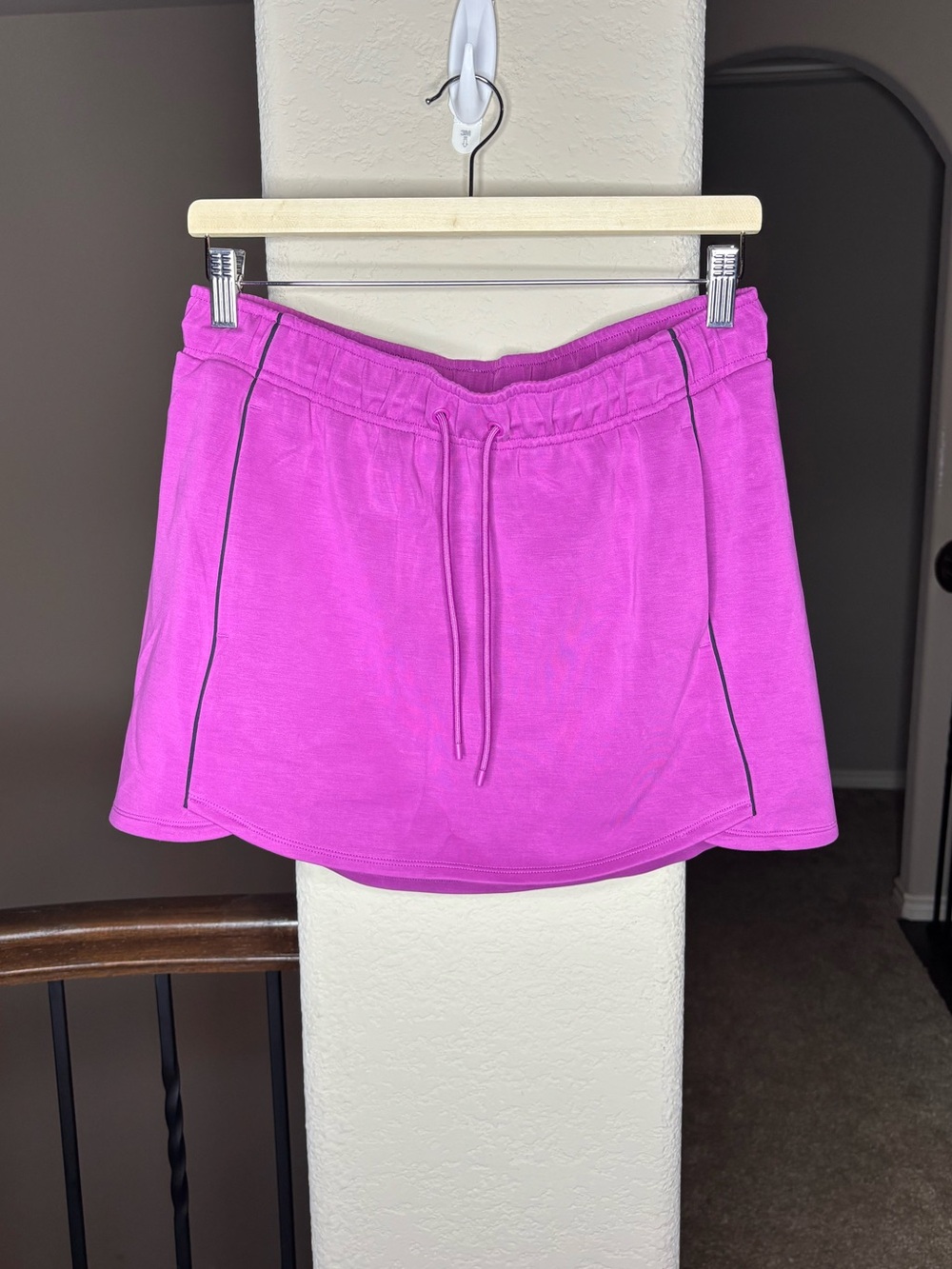 all in motion Pink Drawstring Active Skort Size M Travel Sporty Athletic Summer